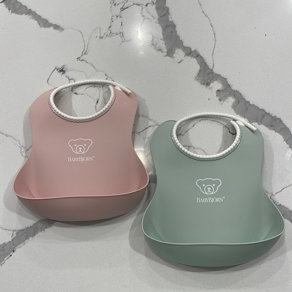 BabyBjorn silicone bibs